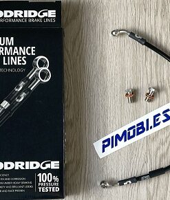 Latiguillo metalico trasero Goodridge Honda CBR 600rr 07 08 09 10 11 12 13 14 15 16 17 negro