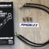 Latiguillos metalicos delanteros Goodridge Kawasaki Z-750 07 08 09 10 11 12 negro