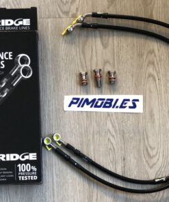 Latiguillos metalicos delanteros Goodridge Kawasaki Z-750 07 08 09 10 11 12 negro
