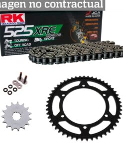 Kit de cadena RK 525 XRE Honda CB 650R Neo Sport Café