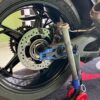 Soporte de eje rueda trasera de moto -universal-